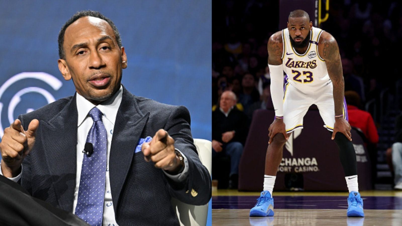 'He has a problem with himself': Stephen A. Smith Rips Apart LeBron James for Disrespecting Players of Previous Eras Stephen A. Smith and LeBron James