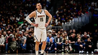 Nikola Jokic Injury Report: Will the Nuggets' Star Center Play Tonight Against the Bucks? Nikola Jokic in the frame.