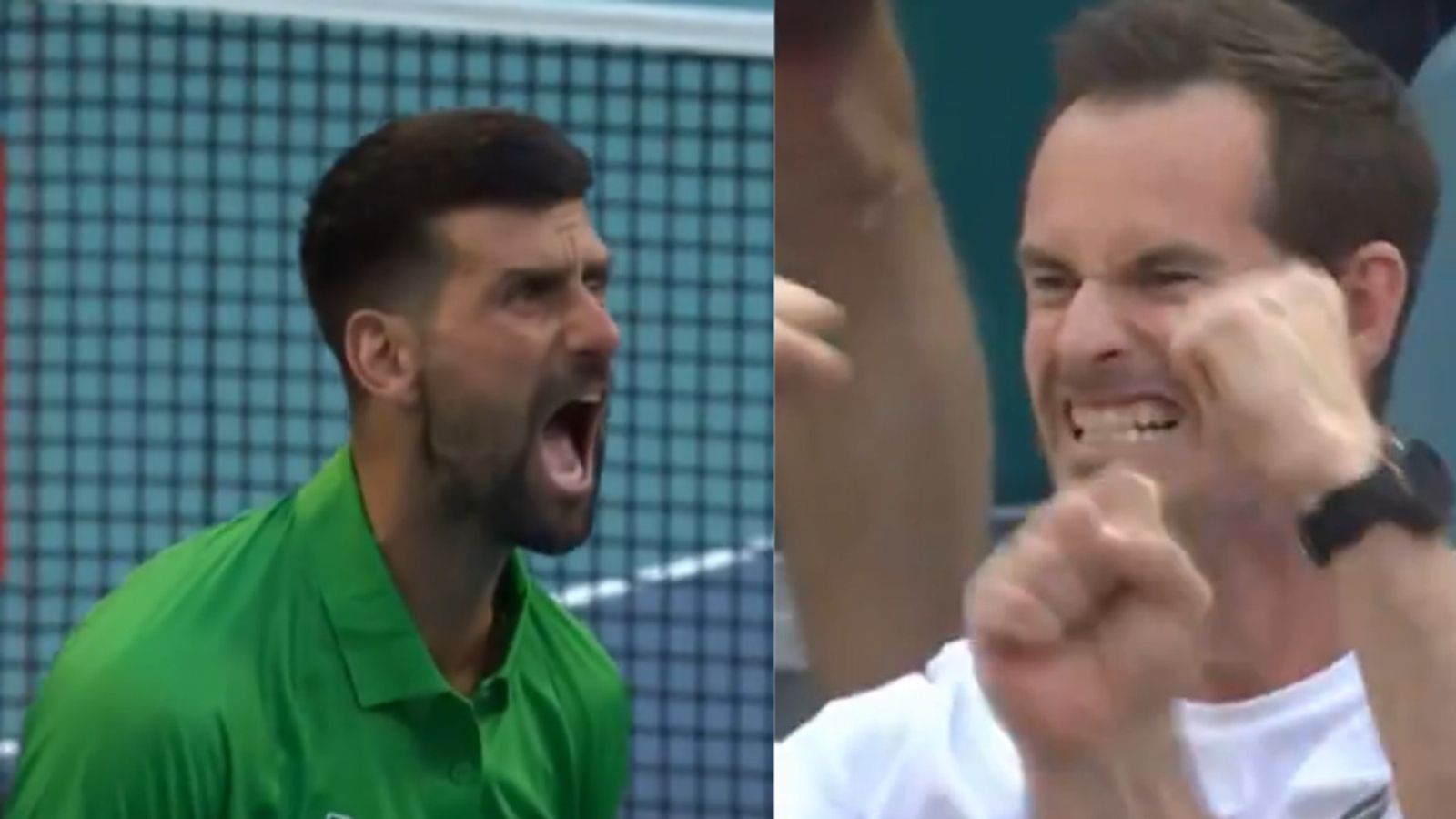 Novak Djokovic Breaks Long-Held Record of Roger Federer At Miami Open, Celebrates Historic Mark With Coach Andy Murray Novak Djokovic and Andy Murray