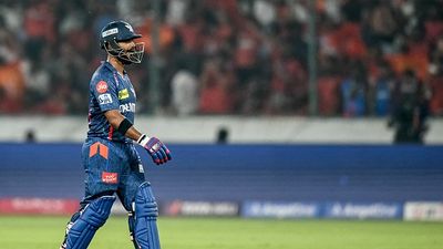WATCH: Nicholas Pooran apologises to LSG star 'because 70 (26) was not a good enough' against SRH in IPL 2025 Nicholas Pooran walks back to the pavilion after his dismissal during the Indian Premier League (IPL) Twenty20 cricket match between Sunrisers Hyderabad and Lucknow Super Giants