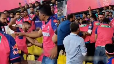 Watch: Fans turn violent during IPL 2025 match, exchange blows at the stands following an ugly fight Fans turn violent during IPL 2025 match, exchange blows at the stands following an ugly fight