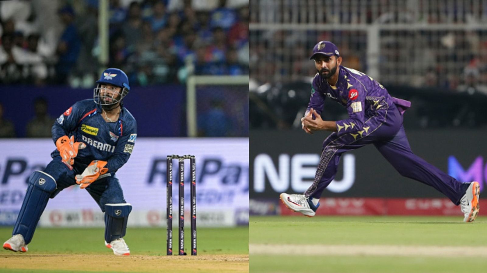 Big News: BCCI reschedules Kolkata Knight Riders vs Lucknow Super Giants' IPL 2025 clash from April 6 to this date LSG captain Rishabh Pant (L) and KKR skipper Ajinkya Rahane frame