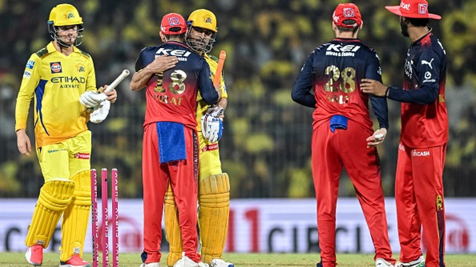 IPL 2025 updated Points Table: RCB reign supreme in the standings with back-to-back wins, know where CSK stand after embarrassing 50-run loss Royal Challengers Bengaluru's Virat Kohli hugs Chennai Super Kings' MS Dhoni