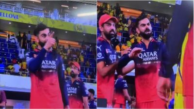 Watch: Virat Kohli openly threatens Khaleel Ahmed in MS Dhoni's presence after CSK vs RCB's IPL 2025 clash, video breaks internet Virat Kohli was spotted warning Khaleel Ahmed after CSK vs RCB IPL 2025 clash
