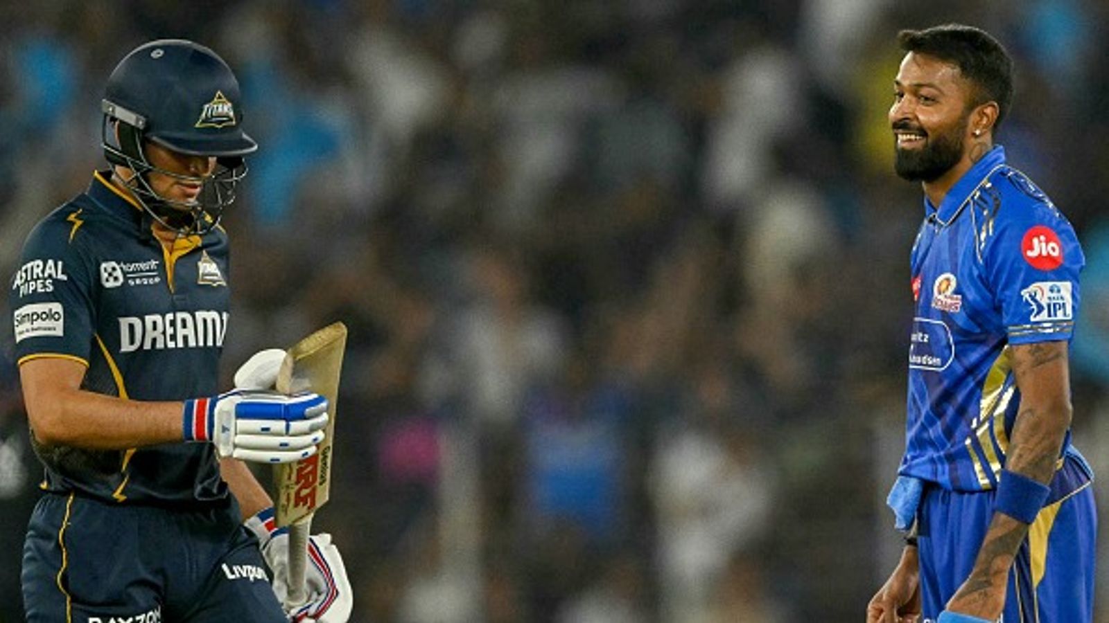 'They did the same to me...': Hardik Pandya reveals how Shubman Gill gave him the taste of his own medicine after MI lost to GT MI captain Hardik Pandya (R) and GT skipper Shubman Gill in frame