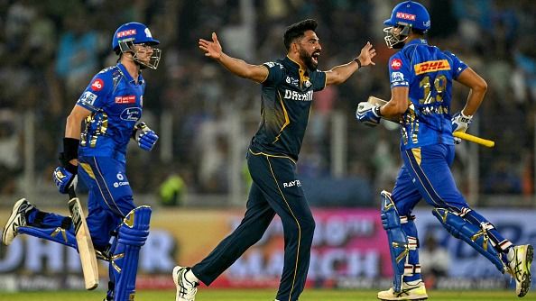 IPL 2025 update points table: Gujarat Titans surge to third place after recording first win, MI slump to this spot with back-to-back defeats Gujarat Titans' Mohammed Siraj (C) celebrates after their win in the end of the IPL clash against Mumbai Indians
