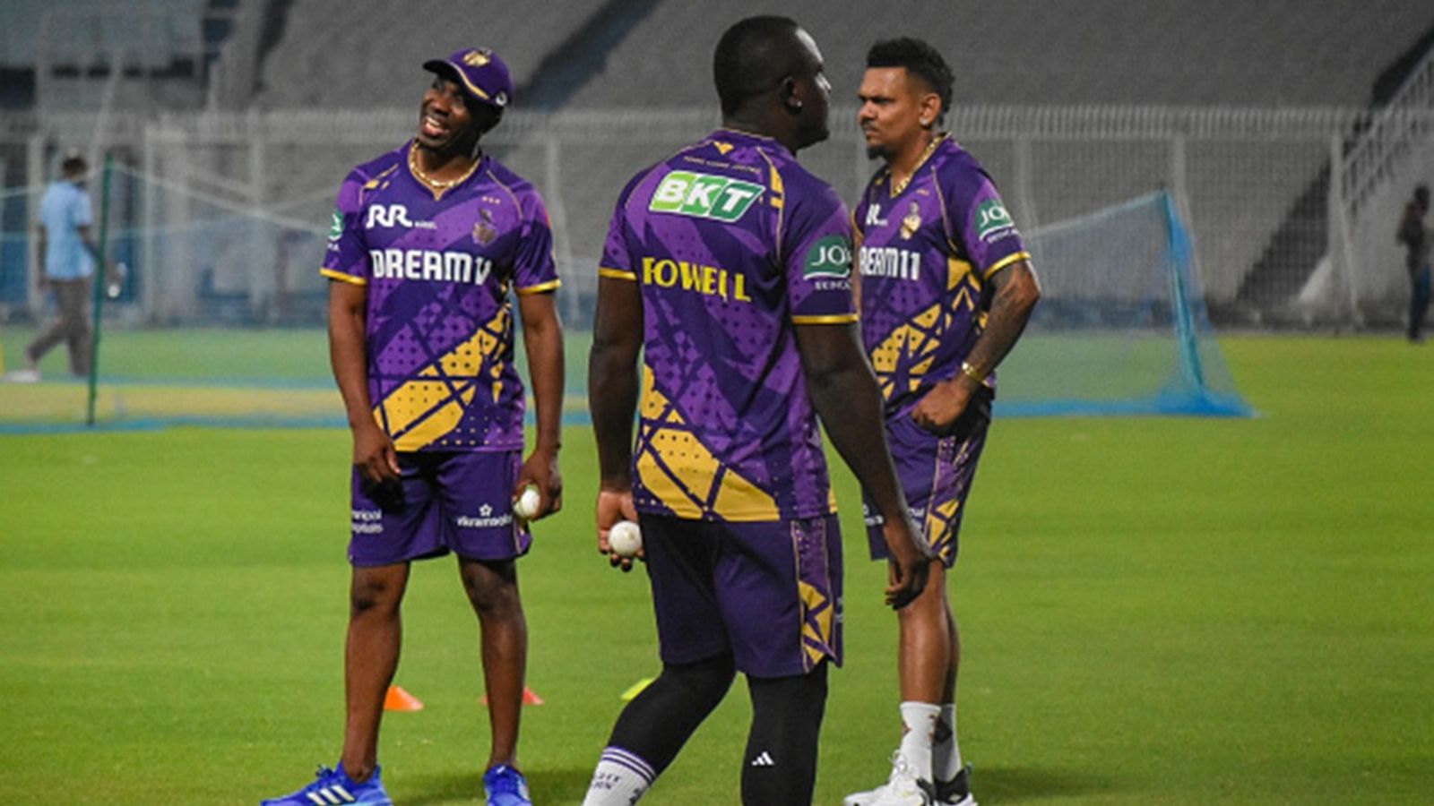 'Easily one of the worst decision ever... this is so sad on all levels': KKR mentor Dwayne Bravo lashes out at West Indies Cricket over sacking T20I captain Rovman Powell From left, Dwayne Bravo, Rovman Powell, and Sunil Narine participate in a practice session of Kolkata Knight Riders at Eden Gardens Cricket Ground in Kolkata, India, on March 15, 2025.