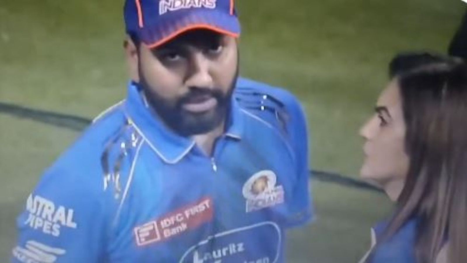 Watch: Rohit Sharma's intense on-field chat with MI owner Nita Ambani goes viral after hitman's another flop show in IPL 2025 Rohit Sharma's intense chat with MI owner Nita Ambani goes viral after hitman's another flop show in IPL 2025