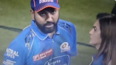 Watch: Rohit Sharma's intense on-field chat with MI owner Nita Ambani goes viral after hitman's another flop show in IPL 2025 Rohit Sharma's intense chat with MI owner Nita Ambani goes viral after hitman's another flop show in IPL 2025