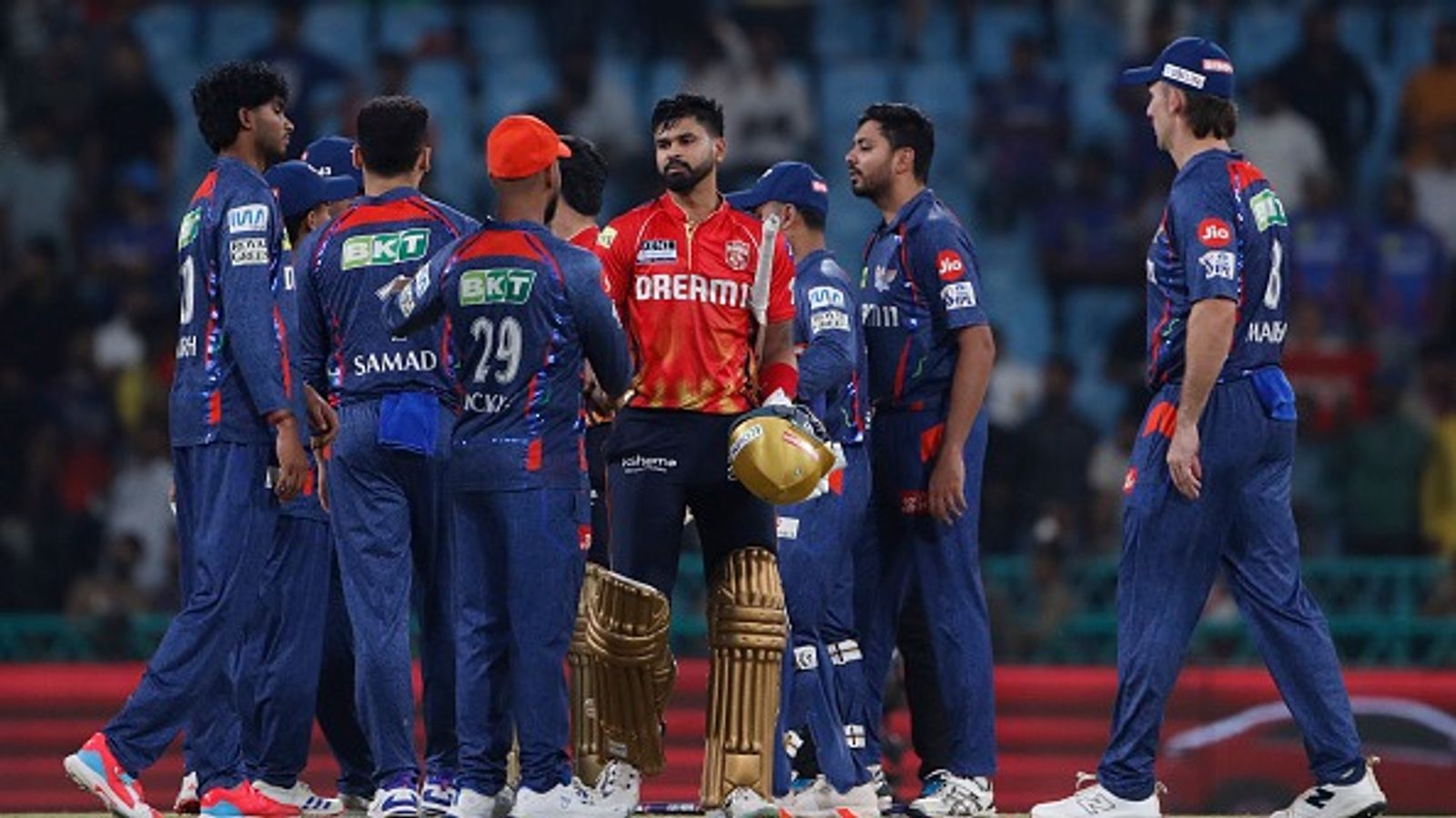 'To be honest, there's no right combination...': Shreyas Iyer reveals his winning philosophy after PBKS condemn LSG to second loss in IPL 2025 PBKS captain Shreyas Iyer (C) shakes hand with LSG players after leading his team to 8-wicket win