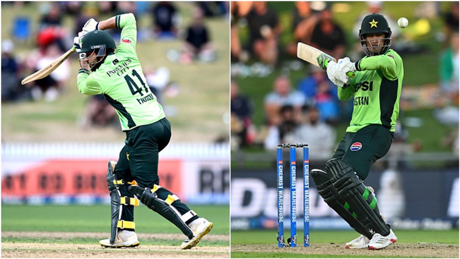Babar, Rizwan fail but Ashraf and Naseem's maiden fifties help Pakistan avoid embarrassment in series defeat to New Zealand Faheem Ashraf, Naseem Shah in action against New Zealand.