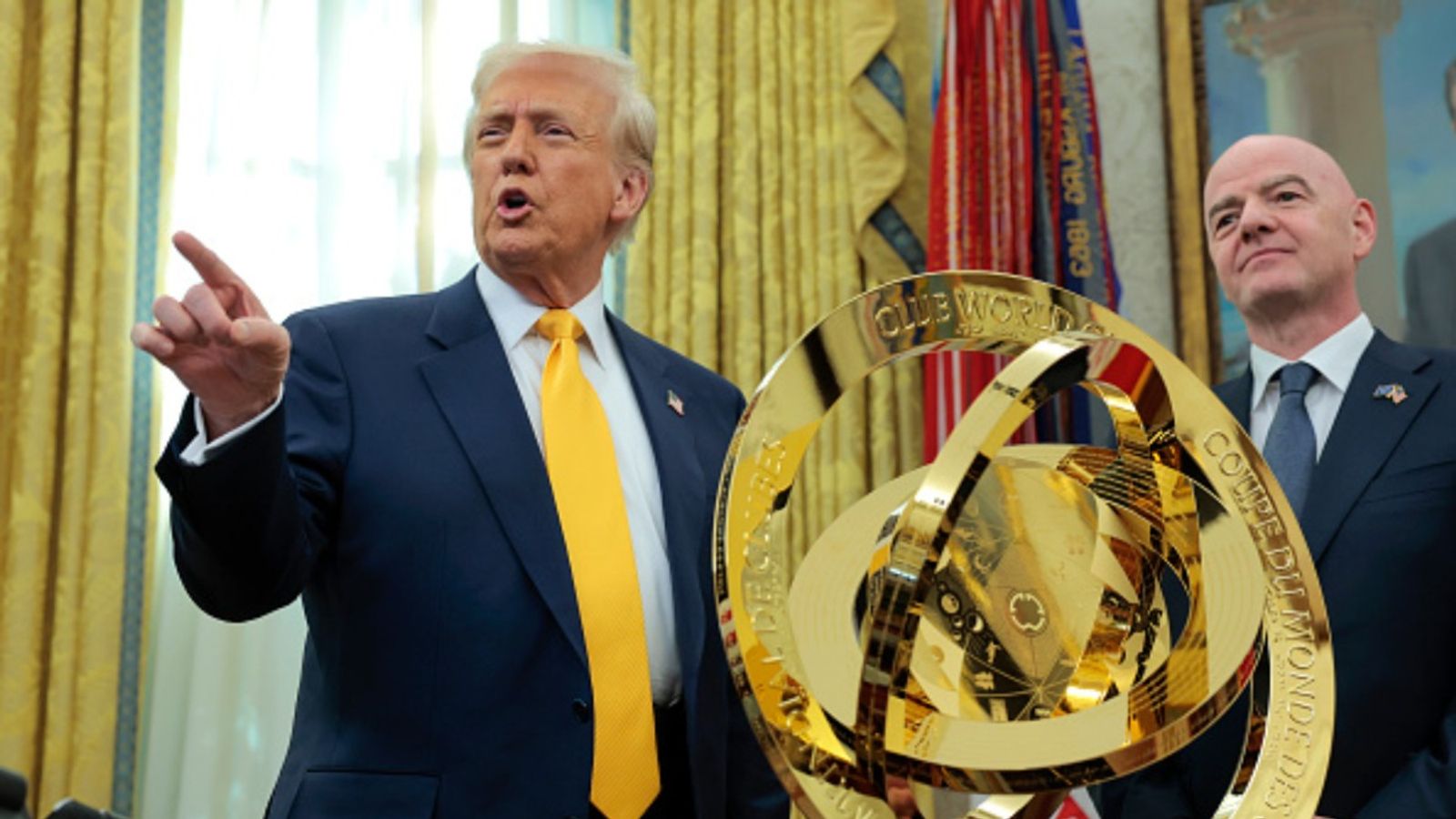 Political Divisions and Tensions in US Could Impact US National Team's Support at 2026 World Cup says Sports Pundit Donald Trump and Gianni Infantino