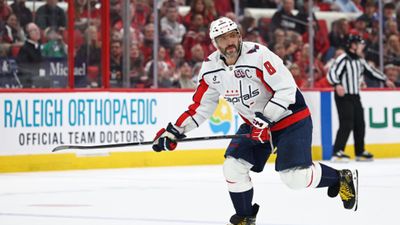How many goals does Alex Ovechkin need to pass Wayne Gretzky as NHL's all-time scorer and When does he play next? Alex Ovechkin in the frame