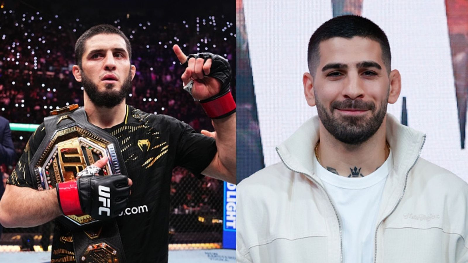 Islam Makhachev shakes up UFC career with bold move amid Ilia Topuria buzz Islam Makhachev and Ilia Topuria in the frame (via Getty)