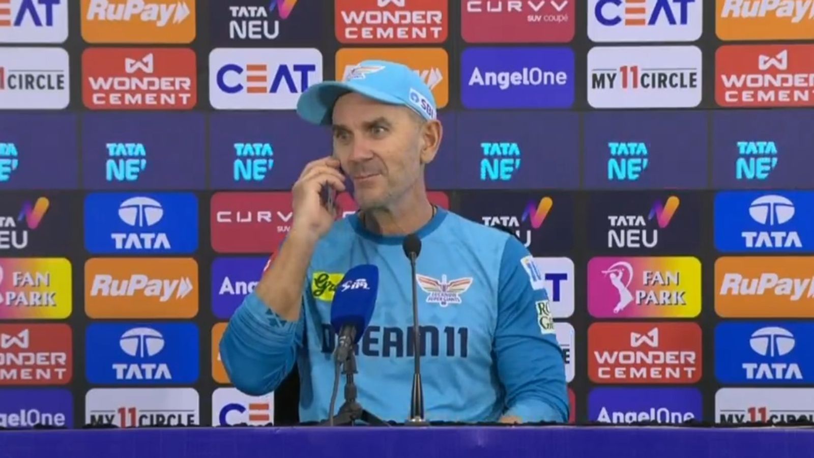 Big boost for LSG after 12-run win vs MI, Langer confirms star pacer 'bowling at 90-95%' LSG head coach Justin Langer in the post-match press conference.