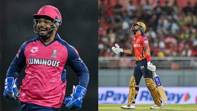 IPL 2025 updated points table: PBKS slump to 4th spot after facing 1st defeat, know where RR are positioned RR skipper Sanju Samson (L) and PBKS captain Shreyas Iyer in frame