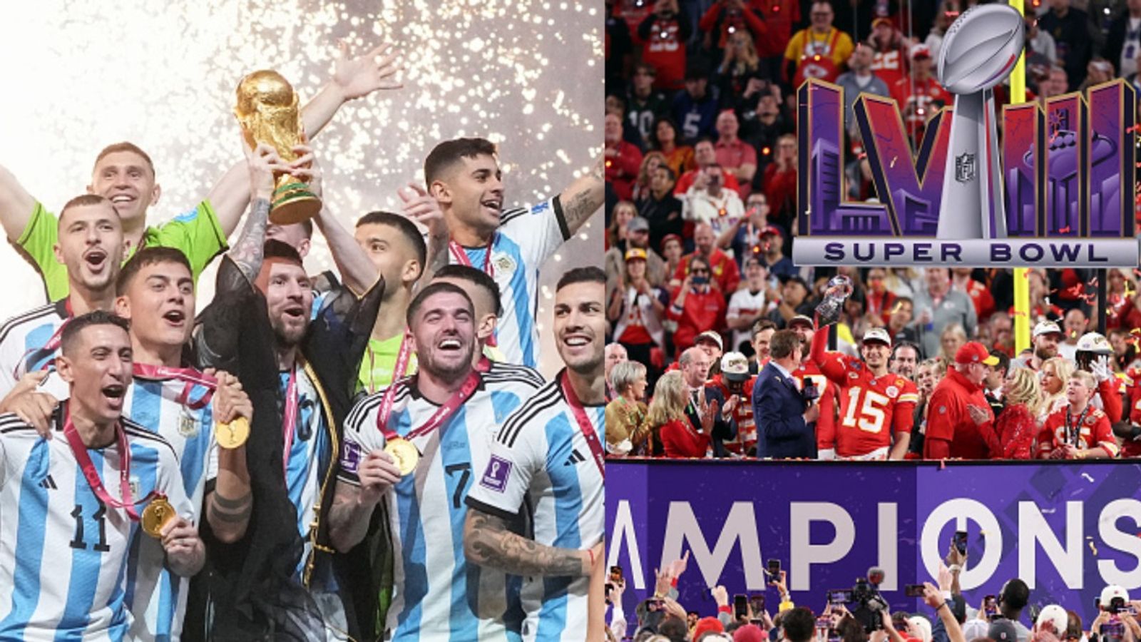 'A World Cup is 104 Super Bowls' FIFA president takes a jibe at NFL ahead of 2026 World Cup Argentina World Cup and Chiefs Super bowl win in the frame