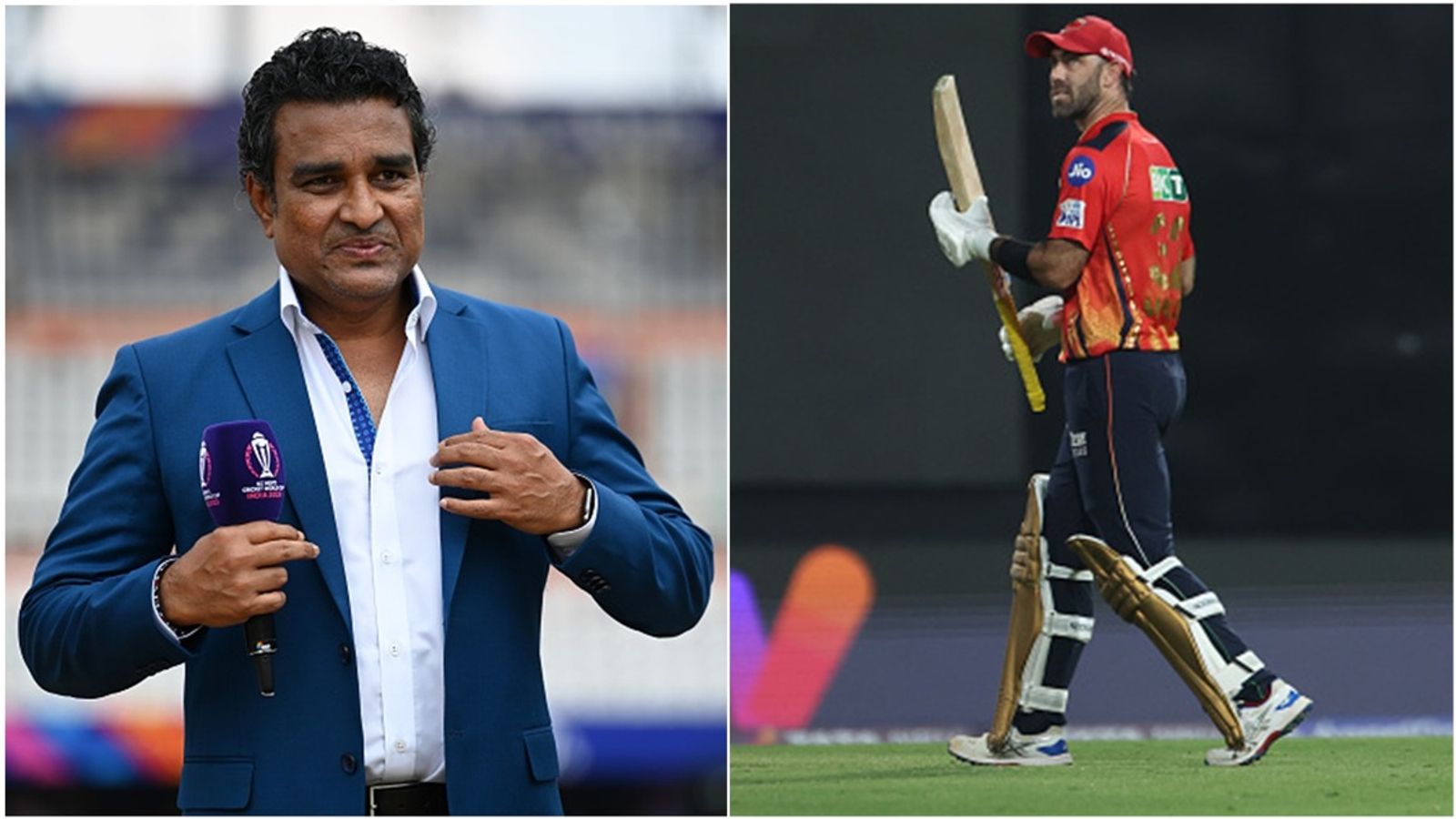 'Plays one good match in 75 games': Manjrekar trolls Maxwell, compares him to 'Halley's Comet' Cricketer-turned-commentator Sanjay Manjrekar; Punjab Kings' Glenn Maxwell after losing his wicket in run chase against Rajasthan Royals.
