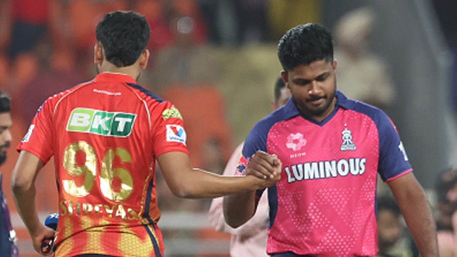 IPL 2025 Orange Cap Standings: Samson rises but Iyer fails to make it into top 5 Sanju Samson of Rajasthan Royals and Shreyas Iyer of Punjab Kings at the toss during the 2025 IPL match at Maharaja Yadavindra Singh International Cricket Stadium on April 5, 2025, in Mullanpur, Mohali, India.