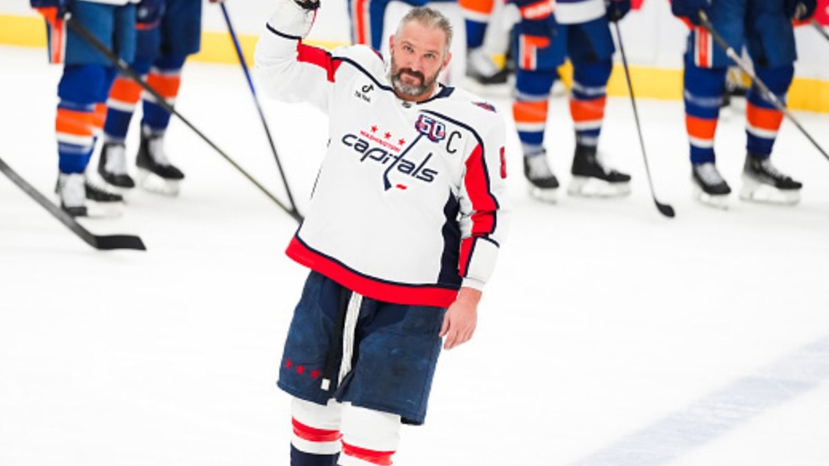 Alex Ovechkin in the frame