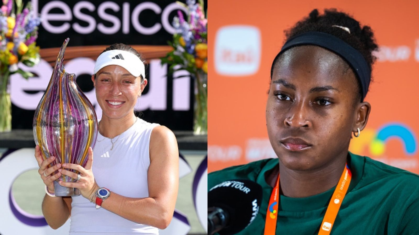Jessica Pegula outshines Coco Gauff and tennis elite with a standalone feat after Charleston Open win Jessica Pegula and Coco Gauff in the frame (via Getty)