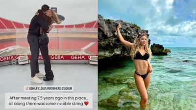 Who is Chiefs' Heiress Gracie Hunt dating? know as she takes internet by storm with mystery guy Gracie Hunt in the frame