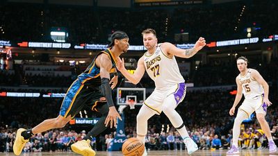 'Nikola Jokic is probably the only person': Former Clippers Star Ranks Shai Gilgeous-Alexander Above Luka Doncic, Predicts Oklahoma Will Outlast the Lakers in the Playoffs Shai Gilgeous-Alexander #2 of the Oklahoma City Thunder drives to the basket around Luka Doncic