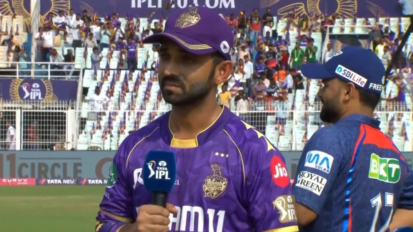 IPL 2025, KKR vs LSG: Rahane wins toss and replaces Moeen with star overseas pacer, check playing XIs Ajinkya Rahane, Rishabh Pant at the coin toss at Eden Gardens, Kolkata.