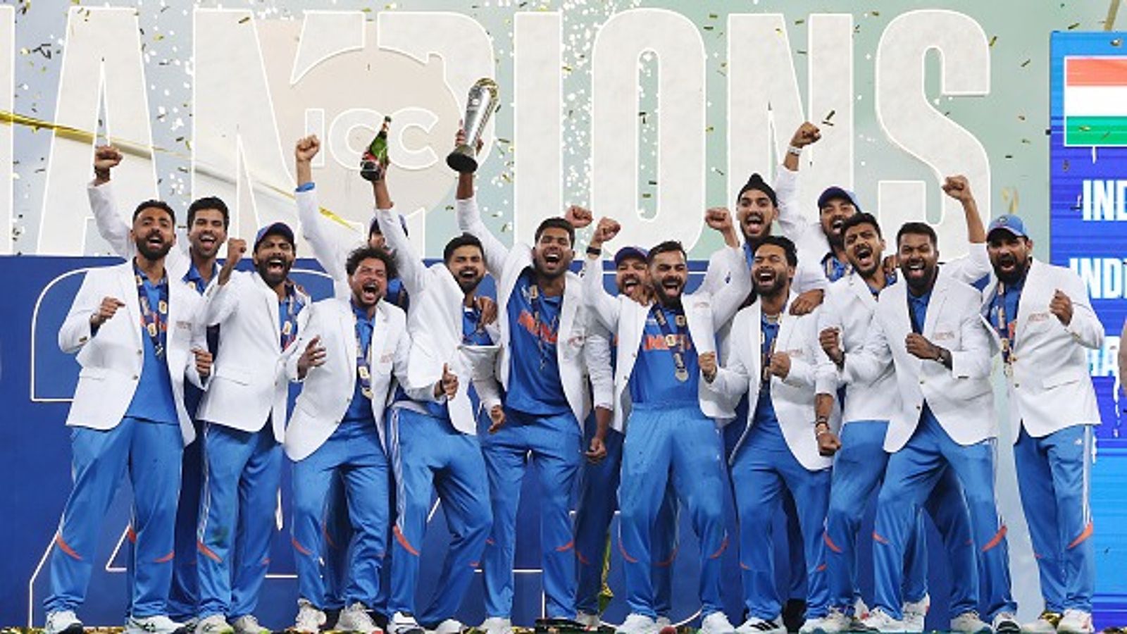 India's Champions Trophy 2025 hero nominated for ICC Men's Player of the Month award along with 2 NZ stars Team India lift the ICC Champions Trophy 2025 in this frame