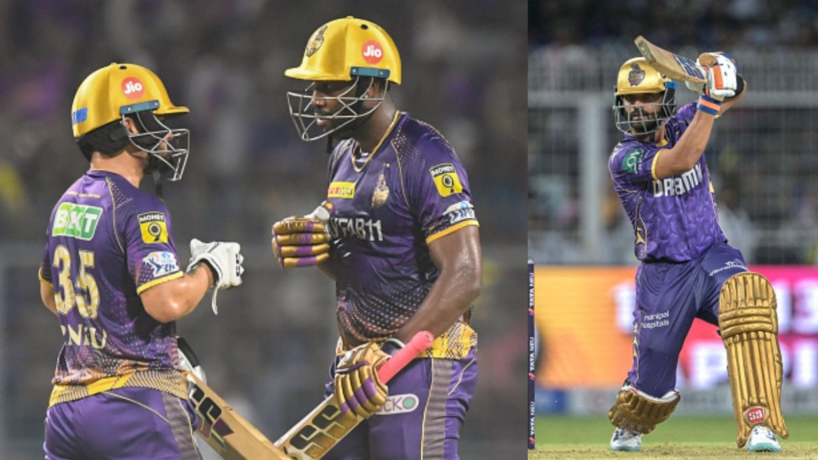 'Can't play Russell at No.7 and Rinku at No. 8': Ajinkya Rahane's tactics questioned after KKR's defeat vs LSG KKR's Rinku Singh (L), Andre Russell (C) and Ajinkya Rahane in frame