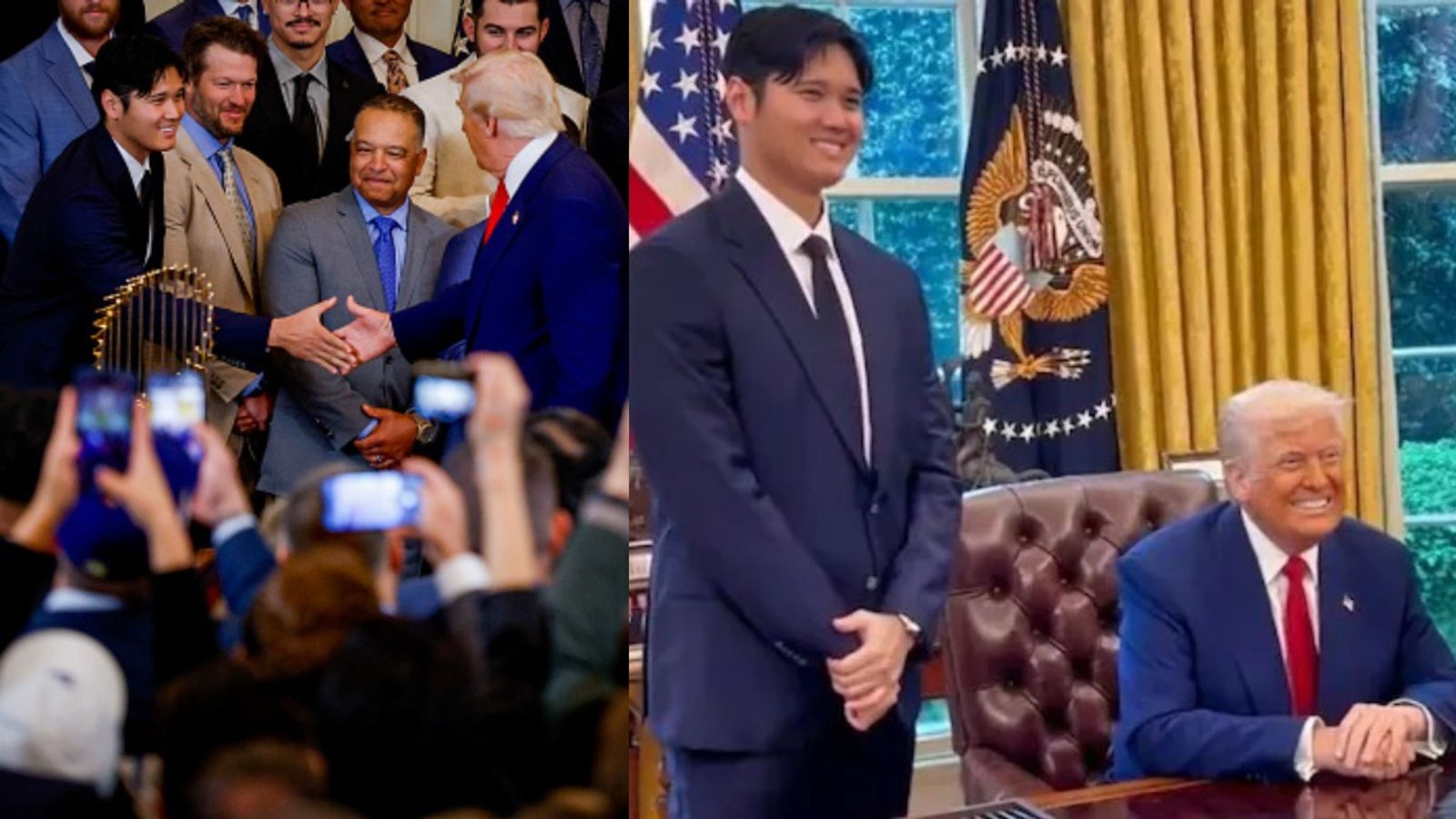 Dodgers White House visit: Donald Trump impressed by Shohei Ohtani, throws political shade too Dodgers White House visit: Donald Trump impressed by Shohei Ohtani, throws political shade too
