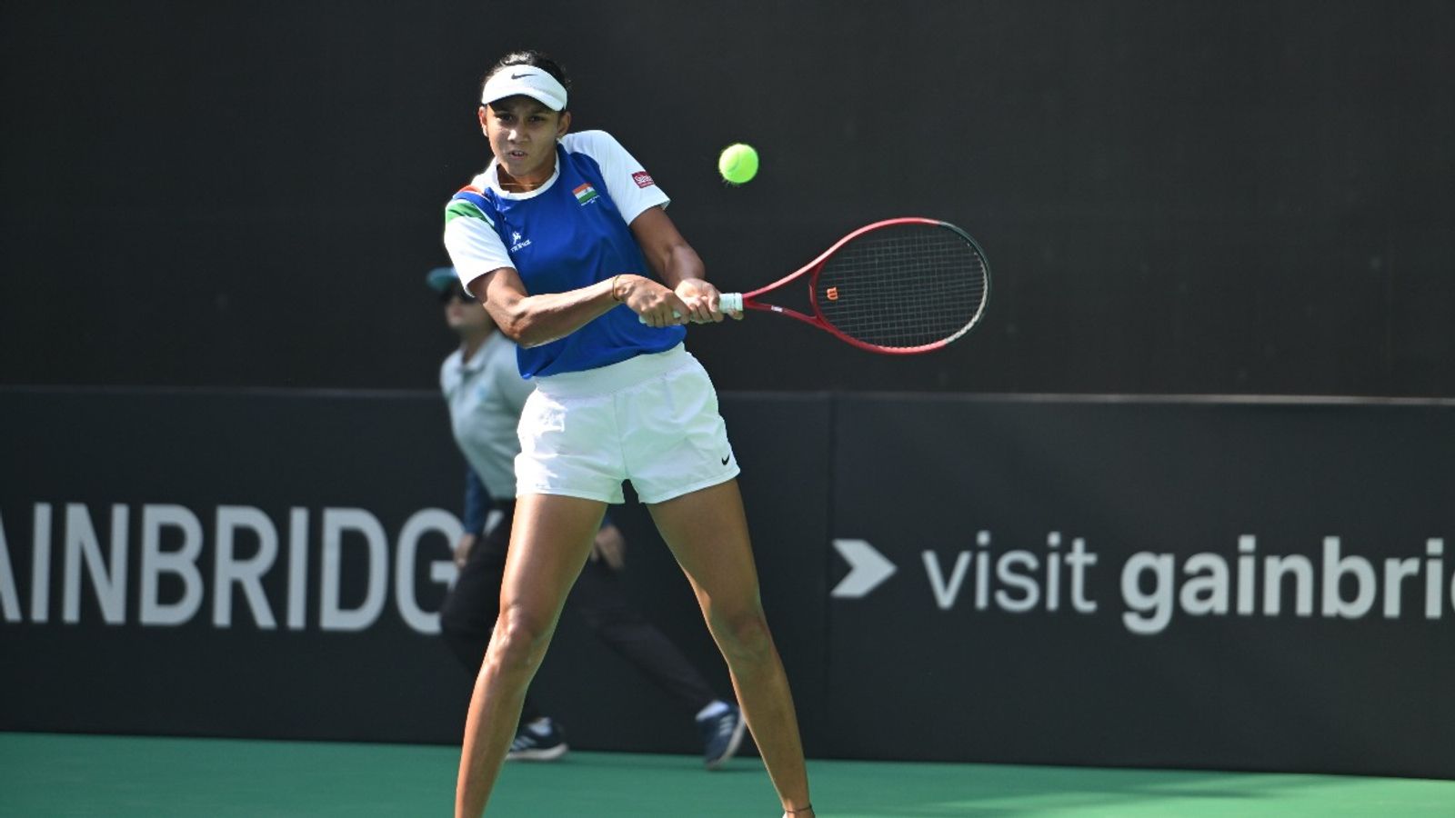 Billie Jean King Cup: India lose 2-1 against New Zealand in the opener Shrivalli Bhamidipaty in action