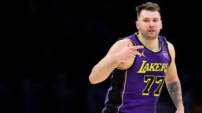 Luka Doncic Injury Report: Will the Lakers' Star Guard Play Tonight Against the Thunder? Luka Doncic in the frame.