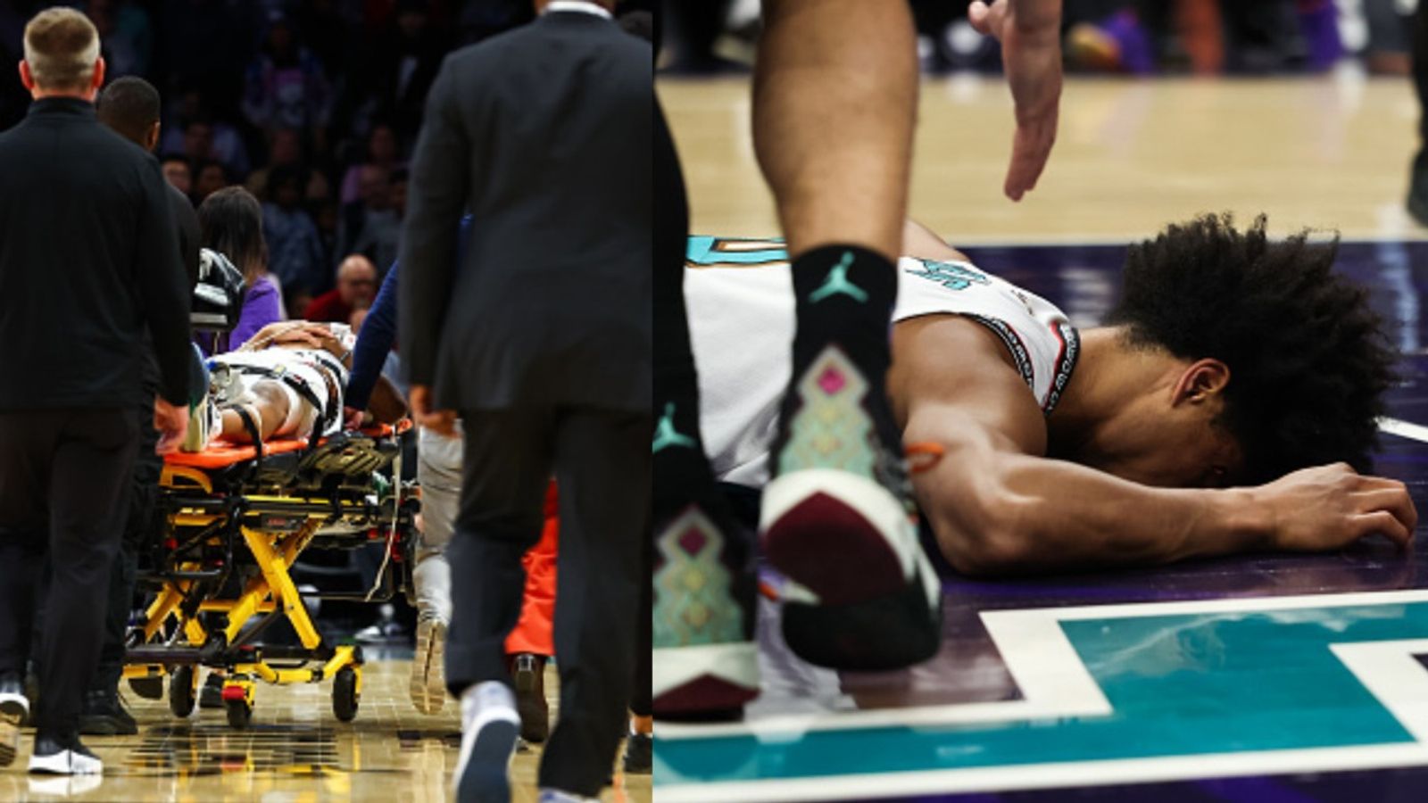 Jaylen Wells sends powerful two-word message to Grizzlies after brutal injury against Charlotte Hornets Jaylen Wells in the frame