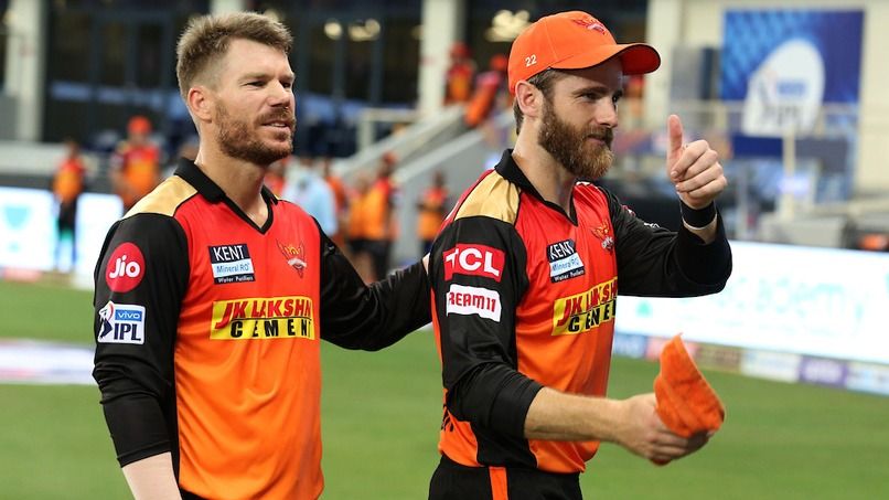 File Photo: David Warner and Kane Williamson in this frame