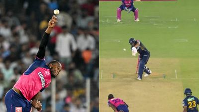 Watch: Jofra Archer burns rubber with 152.3 Kmph jaffa before gulping Shubman Gill's wicket with a screamer Jofra Archer burns rubber with 152.3 Kmph jaffa before gulping Shubman Gill's wicket with a screamer during GT vs RR IPL 2025 clash