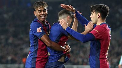 Barcelona vs Dortmund Live Streaming: How to watch the UEFA Champions League Quarterfinal game in India, USA, UK, Saudi Arabia, and Australia? Gavi celebrates a goal during the match between FC Barcelona and Real Betis Balompie
