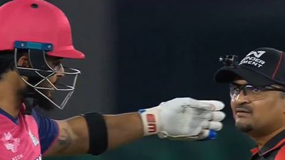 WATCH: Rajasthan Royals star Riyan Parag argues with umpire after controversial dismissal against Gujarat Titans Riyan Parag's gesture towards umpire during GT vs RR clash