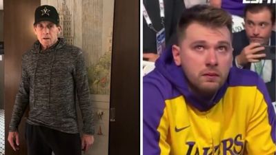 'Don't you want to be a Laker?': Skip Bayless Questions Luka Doncic's Loyalty Towards the Lakers After Tearful Dallas Return Skip Bayless and Luka Doncic