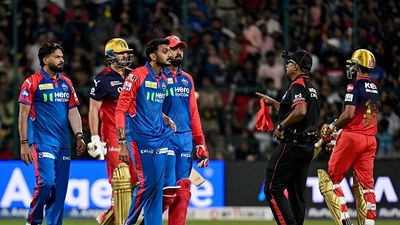 'Perhaps a mistake tactically, but': DC captain Axar Patel points out his blunder after registering a dominating win against RCB Delhi Capitals' captain Axar Patel (3L) and wicketkeeper KL Rahul (3R) speak with umpire KN Ananthapadmanabhan