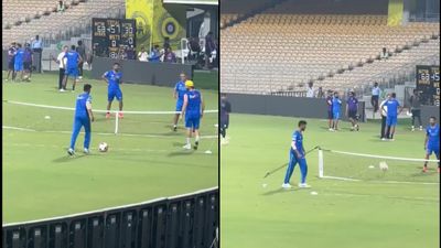 After getting ruled out of IPL 2025, Ruturaj Gaikwad's video of playing football with CSK teammates sparks controversy Ruturaj Gaikwad playing football with CSK teammates