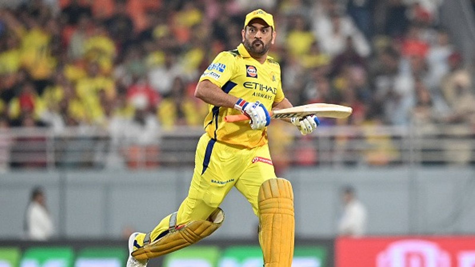 'It’s possible if MS Dhoni is there...': India's ODI World Cup winning star picks his favourite for IPL 2025 clash between CSK and KKR Mahendra Singh Dhoni runs between the wickets during the Indian Premier League (IPL) Twenty20 cricket match