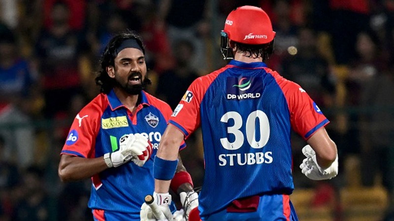 KL Rahul explains his special 'sword to ground' celebration after leading DC to big win over RCB Delhi Capitals' KL Rahul and Tristan Stubbs in frame