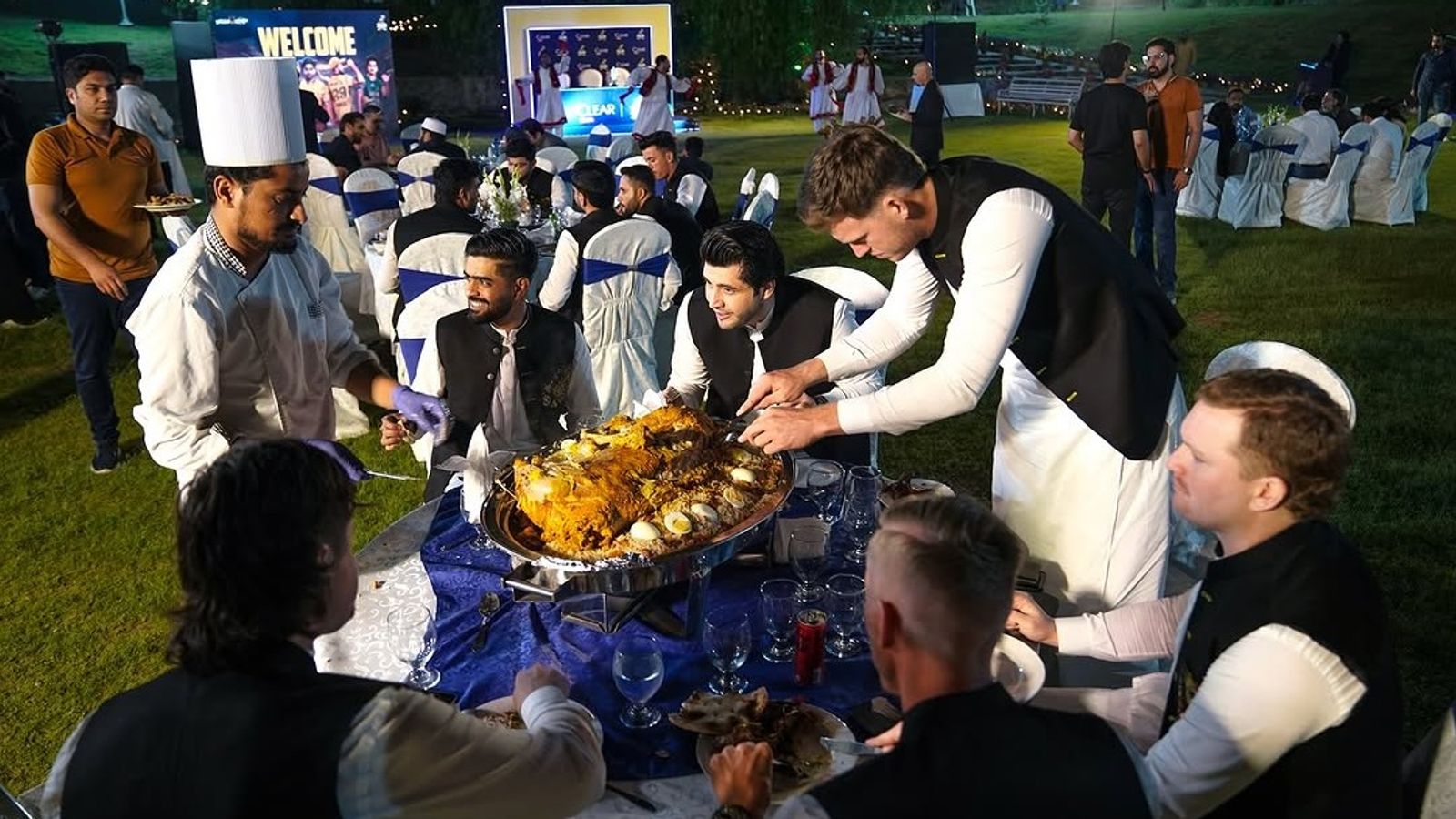 Babar Azam and Peshawar Zalmi players trolled for biriyani feast ahead of PSL 2025 opener Babar and the Peshawar players were slammed by fans (Courtesy: Peshawar Zalmi Instagram)