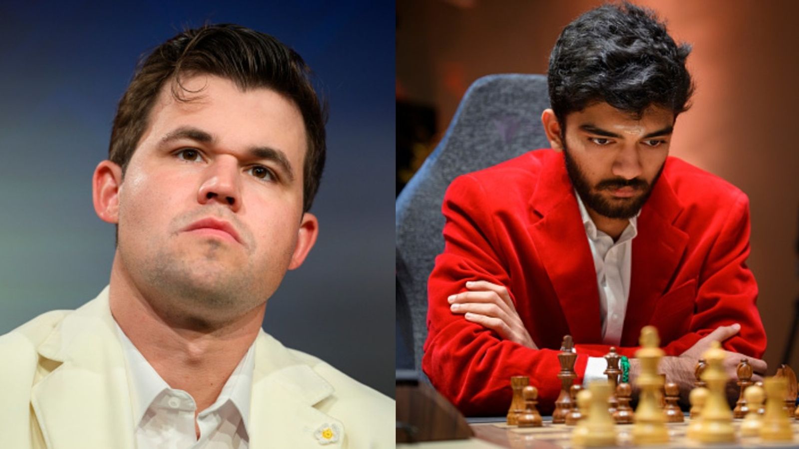 "Go after Magnus Carlsen": Chess legend fires up D Gukesh ahead of Norway Chess showdown Magnus Carlsen and D Gukesh in the frame (via Getty)