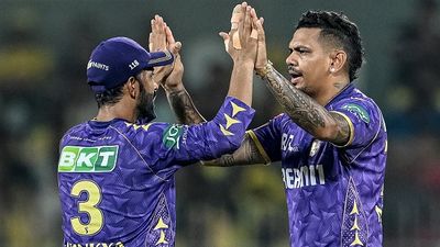 IPL 2025: Sunil Narine's all-round show spoils MS Dhoni's captaincy comeback as KKR demolish CSK in Chepauk by 8 wickets Kolkata Knight Riders' Sunil Narine celebrates with captain Ajinkya Rahane