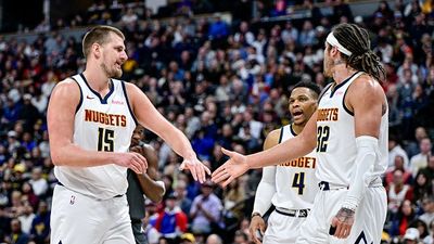 NBA Insider Reveals Denver Nuggets Squad's Real Reaction to Coach Michael Malone's Exit Nikola Jokic #15, Aaron Gordon #32, and Russell Westbrook #4 of the Denver Nuggets
