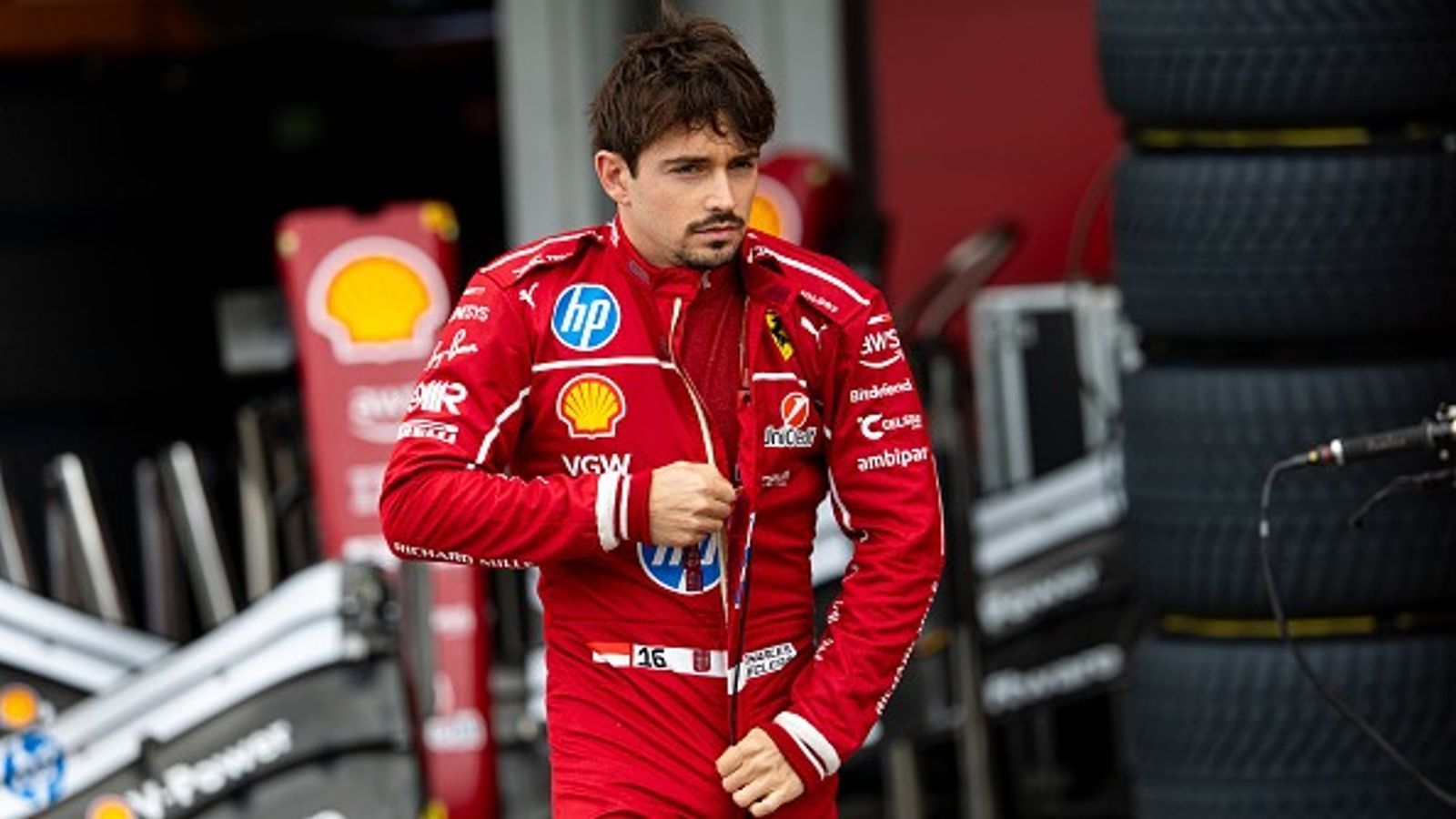'To be honest...': Ferrari Driver Charles Leclerc Admits Hard Fact About Car's Performance With Respect to McLaren Following Bahrain GP Practice Day Charles Leclerc of Monaco and Ferrari