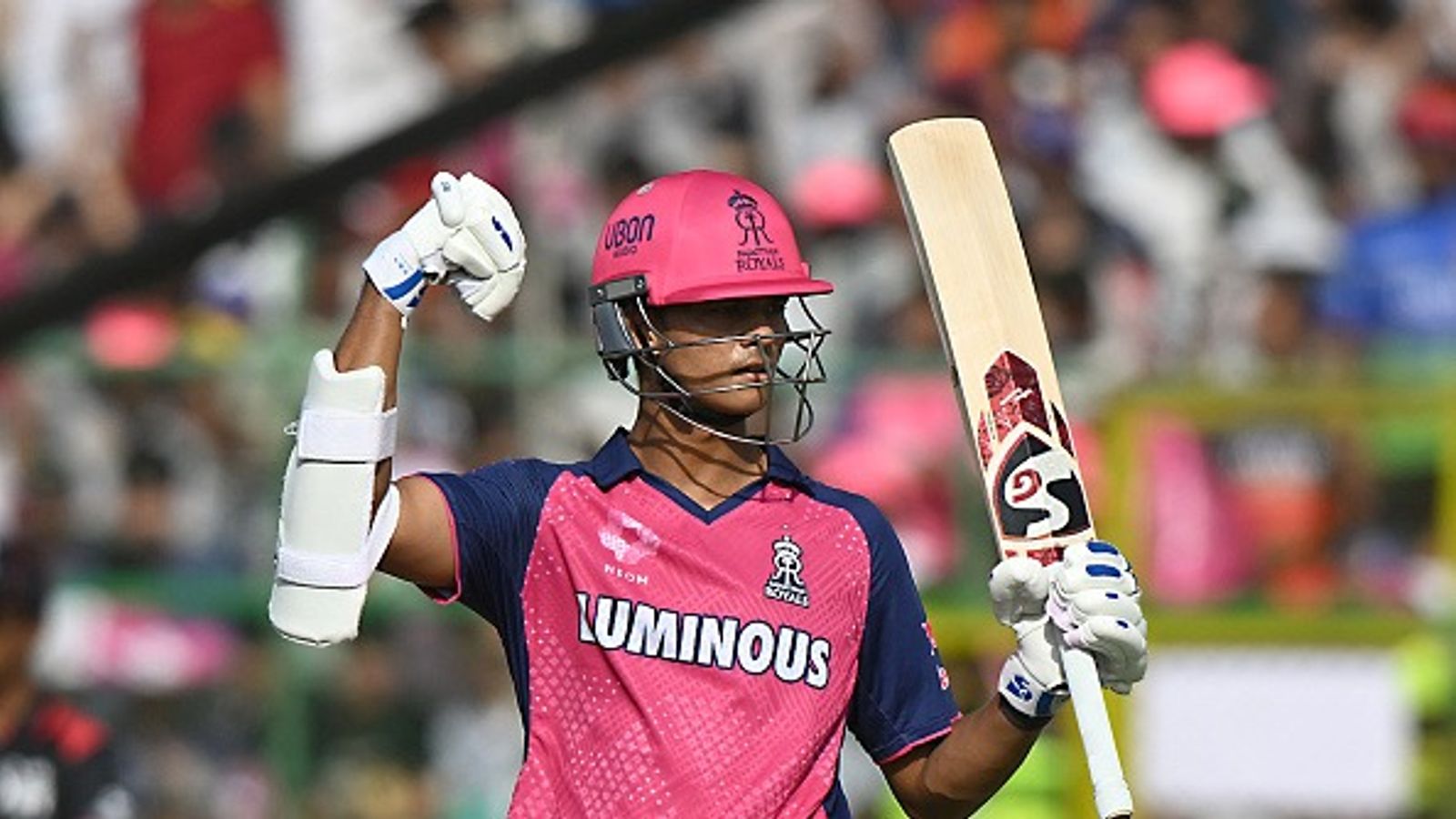 'The wicket is two-paced': Yashasvi Jaiswal believes that RR's 173 is a 'pretty good score' against RCB Yashasvi Jaiswal of Rajasthan Royals raises his bat after his half century during the 2025 IPL match between Rajasthan Royals and Royal Challengers Bengaluru at Sawai Mansingh Stadium