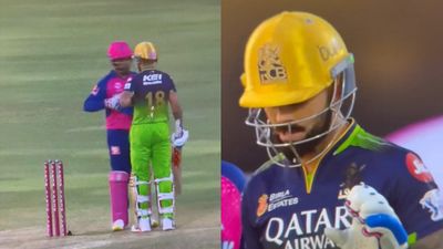 WATCH: Everything good with Virat Kohli? RCB star asks Sanju Samson to check heartbeat after smashing fifty against RR, leaves fans worried Virat Kohli and Sanju Samson